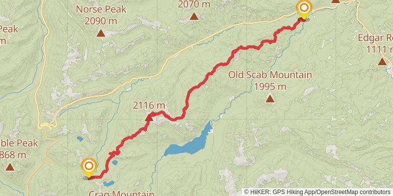American Ridge Trail stage 6 Map