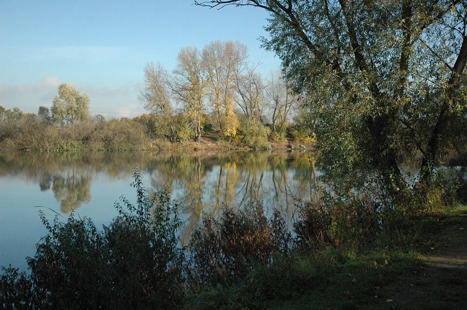 An image depicting the trail Silbersee Rundweg Loop and its surrounding area.
