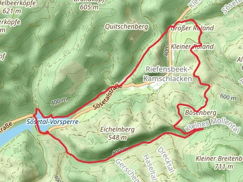 Söse Loop via Harzer Foerstersteig and Harzklub Weg