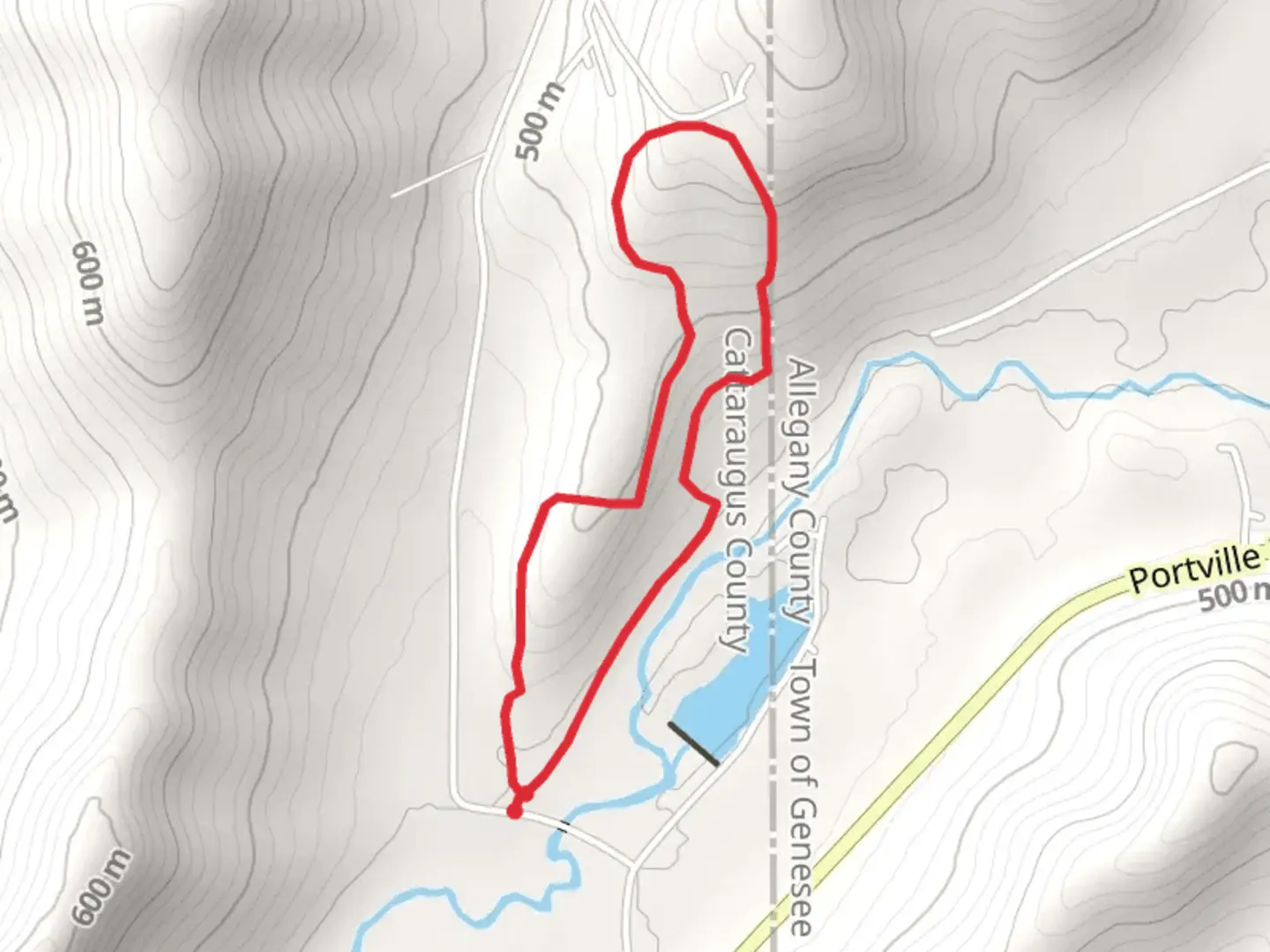 An image depicting the trail Dodge Creek Loop from Yubadam Road and its surrounding area.