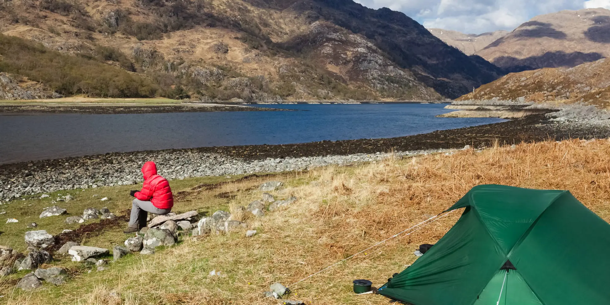 An image depicting the trail Kinloch Hourne and Barrisdale and its surrounding area.