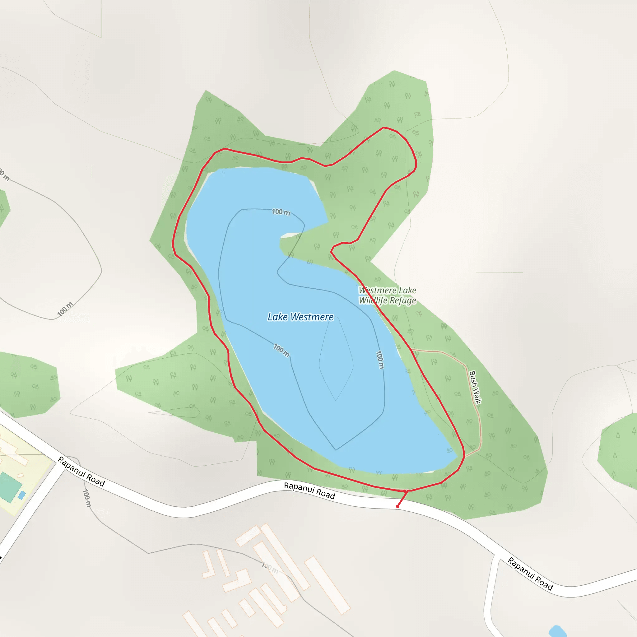 Lake Westmere Loop mobile static map