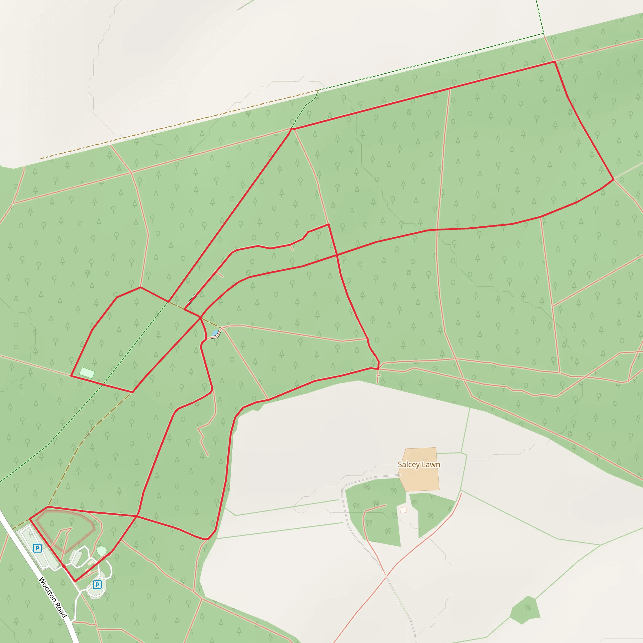 Gruffalo Statue and Elephant Pond Loop mobile static map