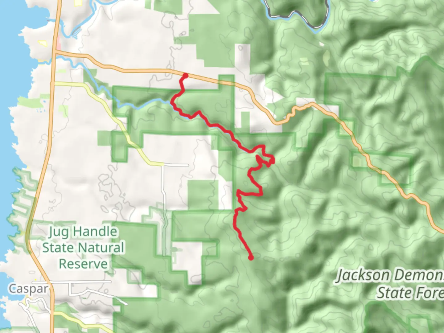 An image depicting the trail Hare Creek Walk and its surrounding area.