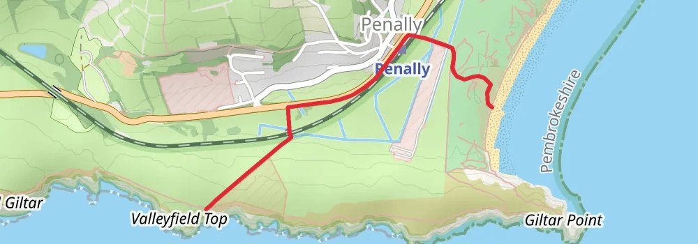 Pembrokeshire Coast Path 5-Day Gentle Tour (Hillwalk Tours) alt 4 Map