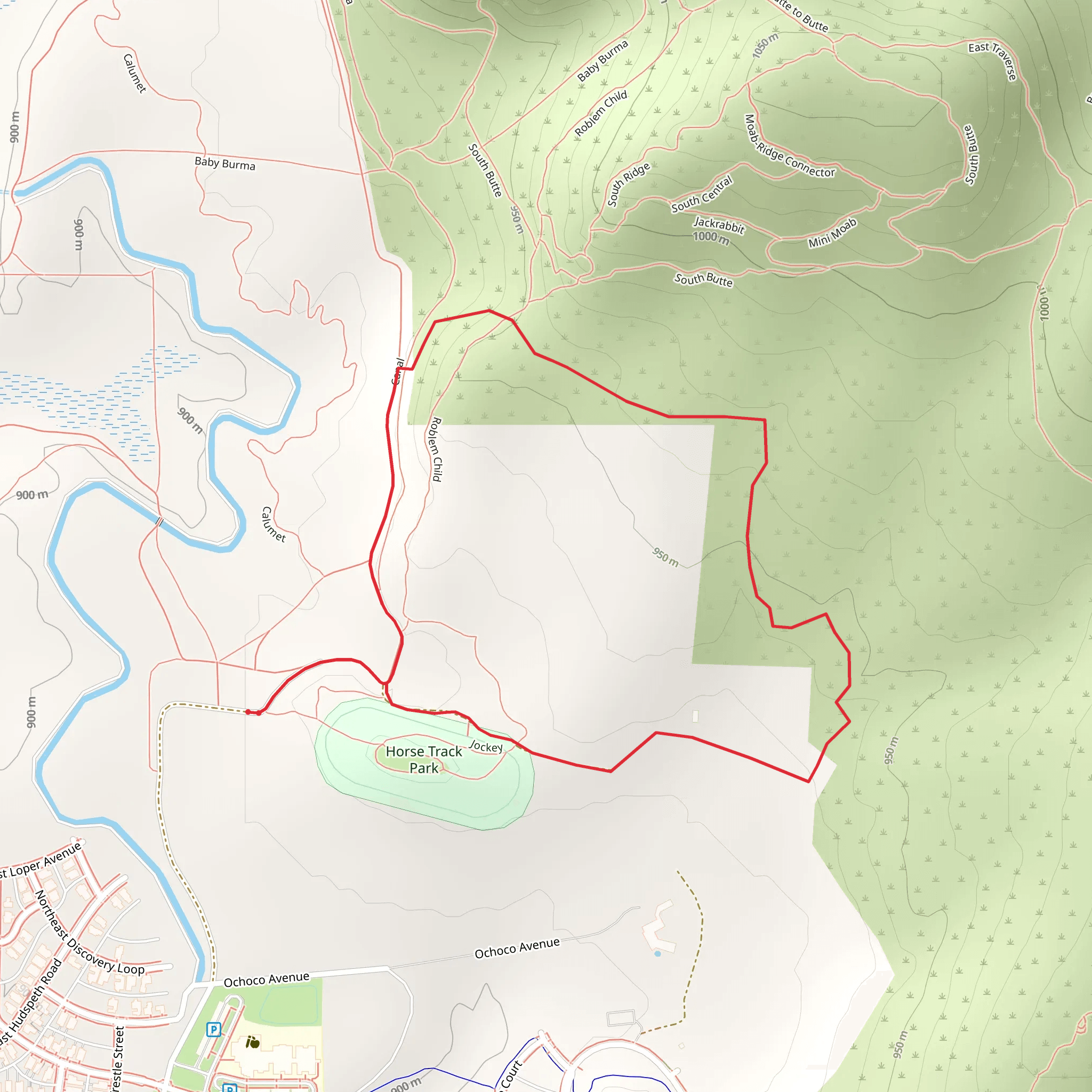 Ochoco Avenue Loop - North mobile static map