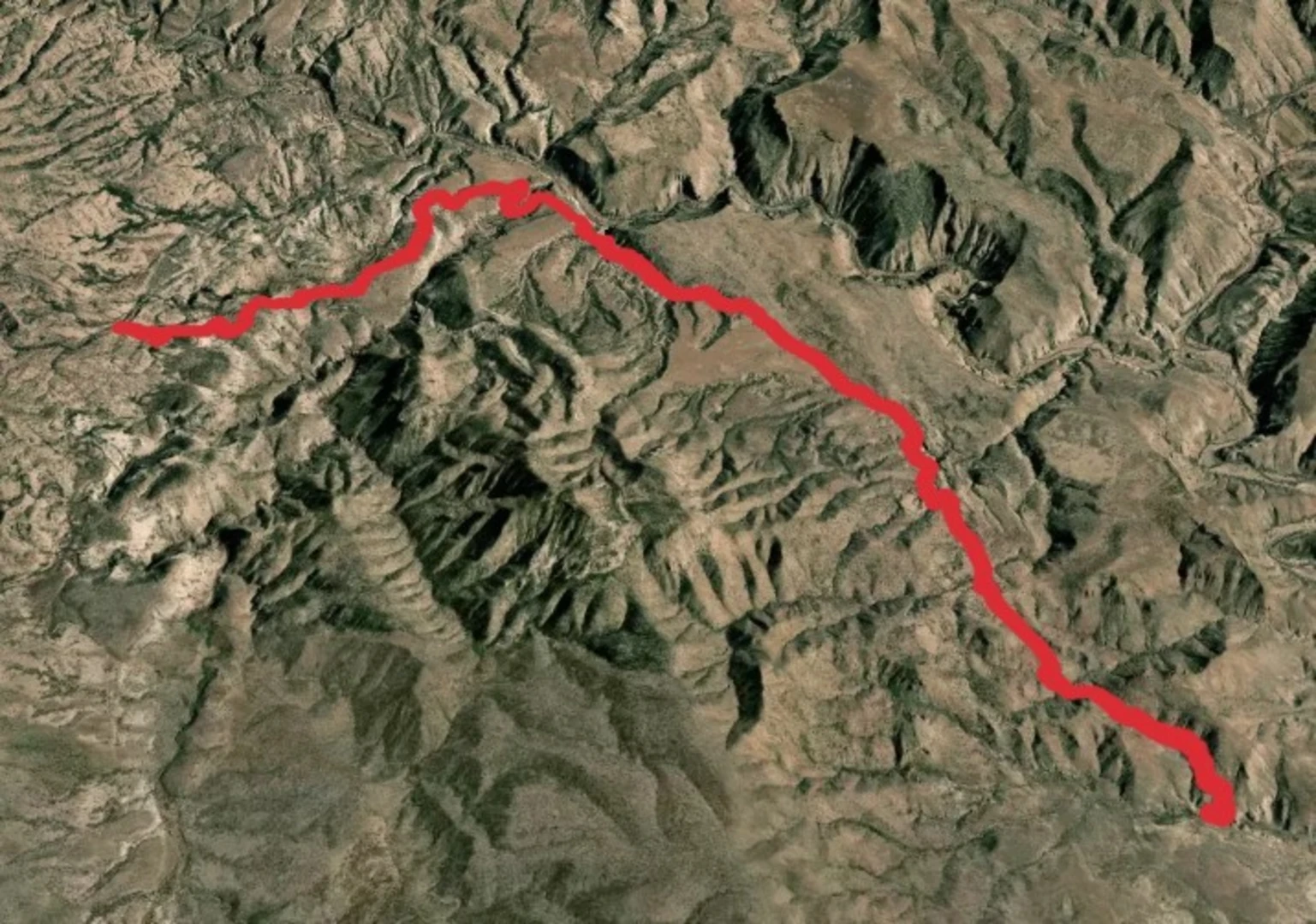 An image depicting the trail Pat Mesa Trail and its surrounding area.