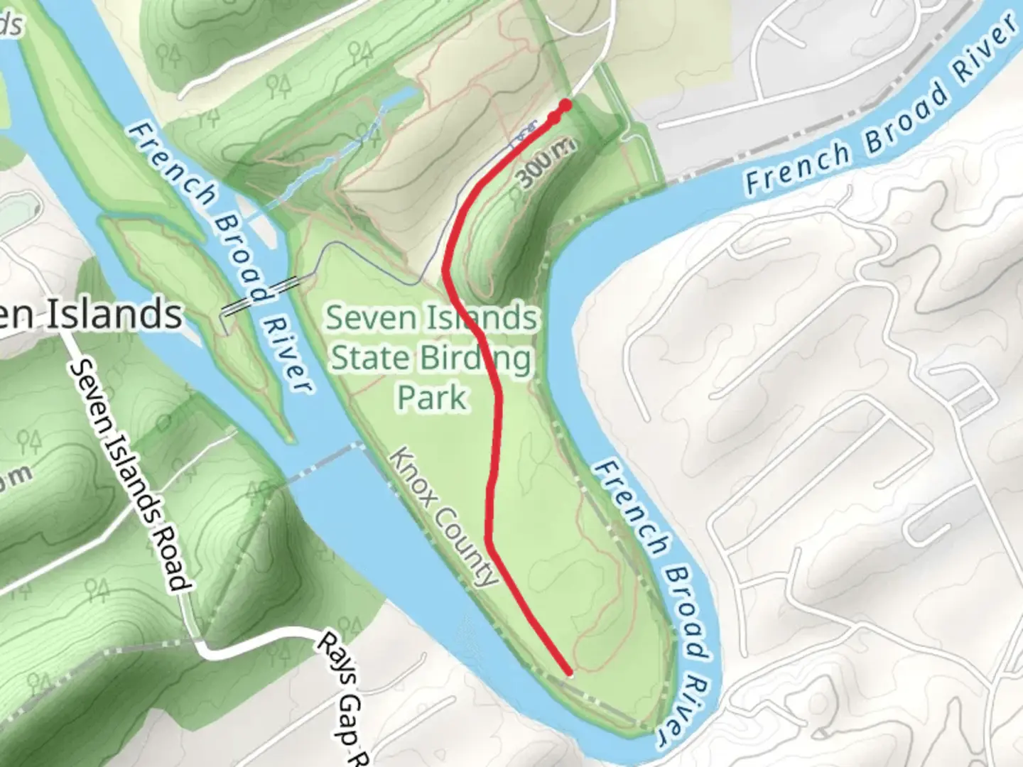 An image depicting the trail Kelly Lane Greenway and its surrounding area.