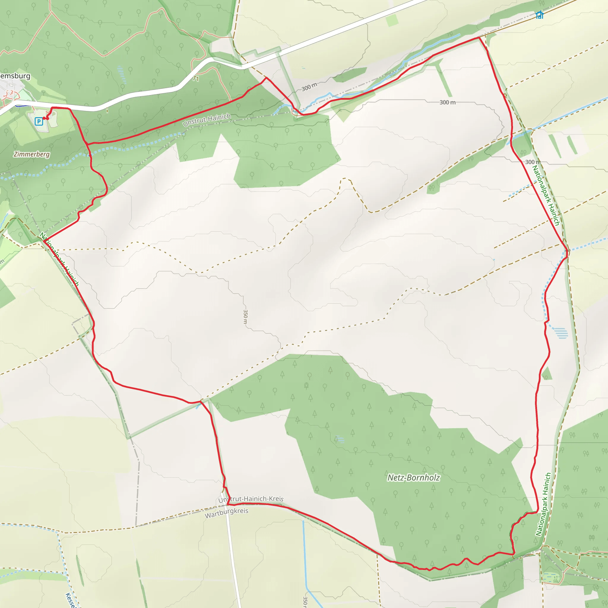 Steinbergweg Loop mobile static map