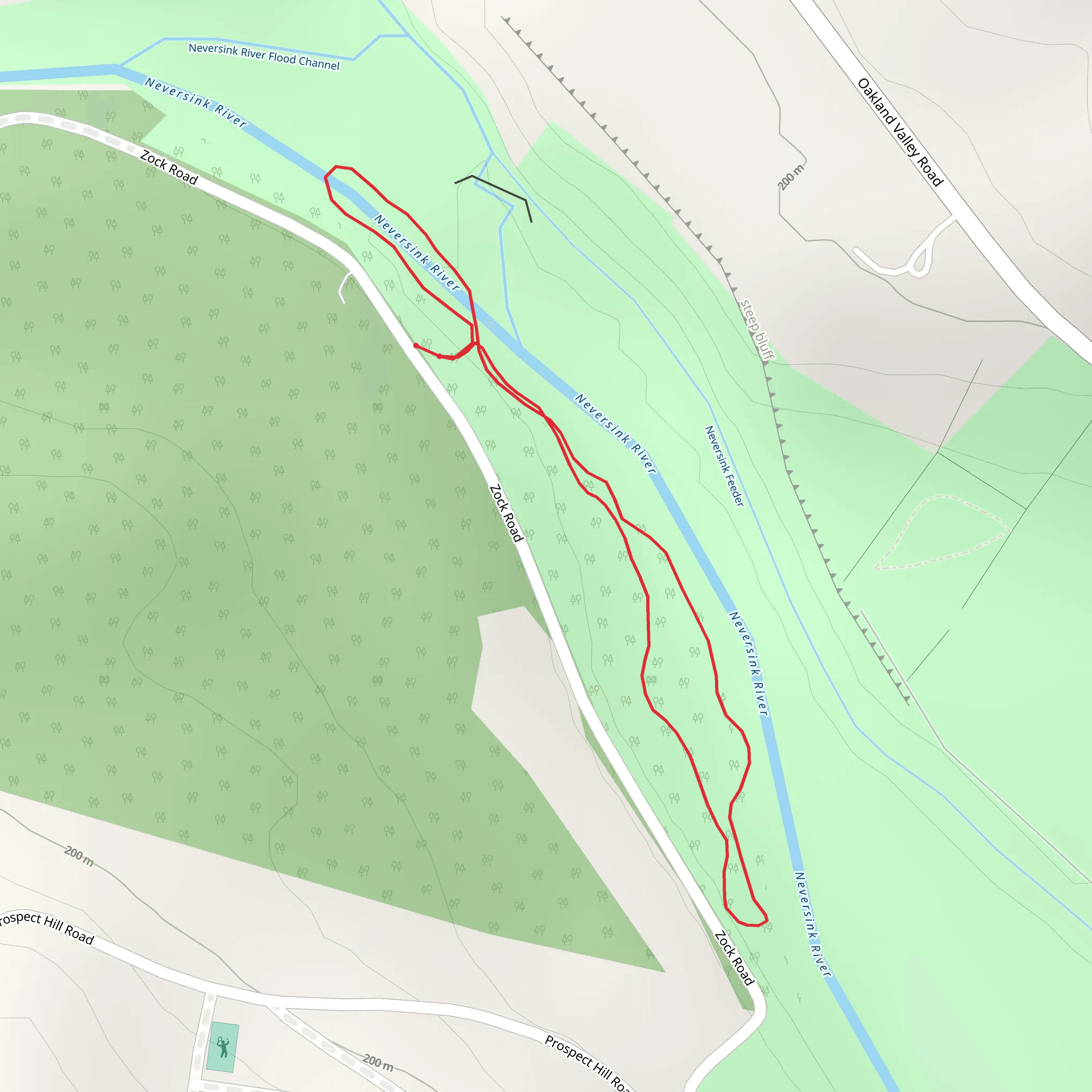 Neversink River near Zock Road mobile static map