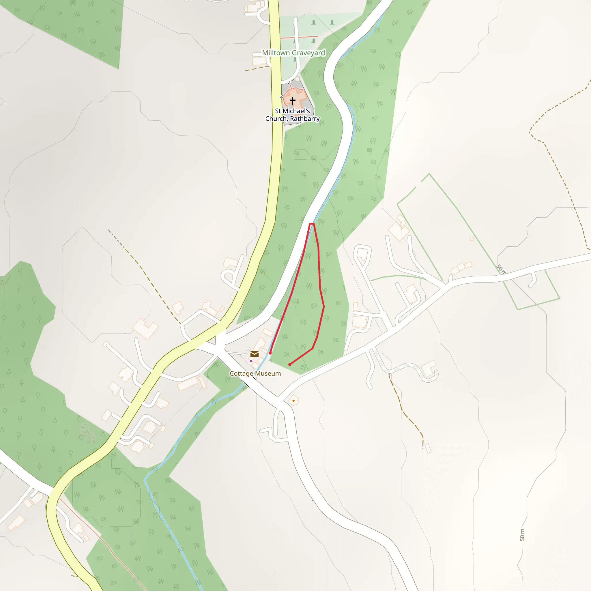 Castlefreke - River Trail mobile static map