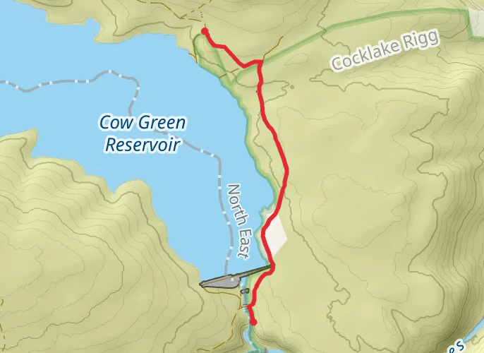 Cauldron Snout mobile static map