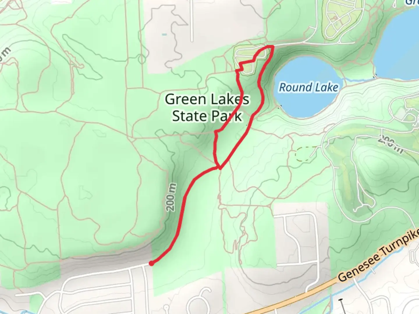 An image depicting the trail Rolling Hills Trail Loop and its surrounding area.