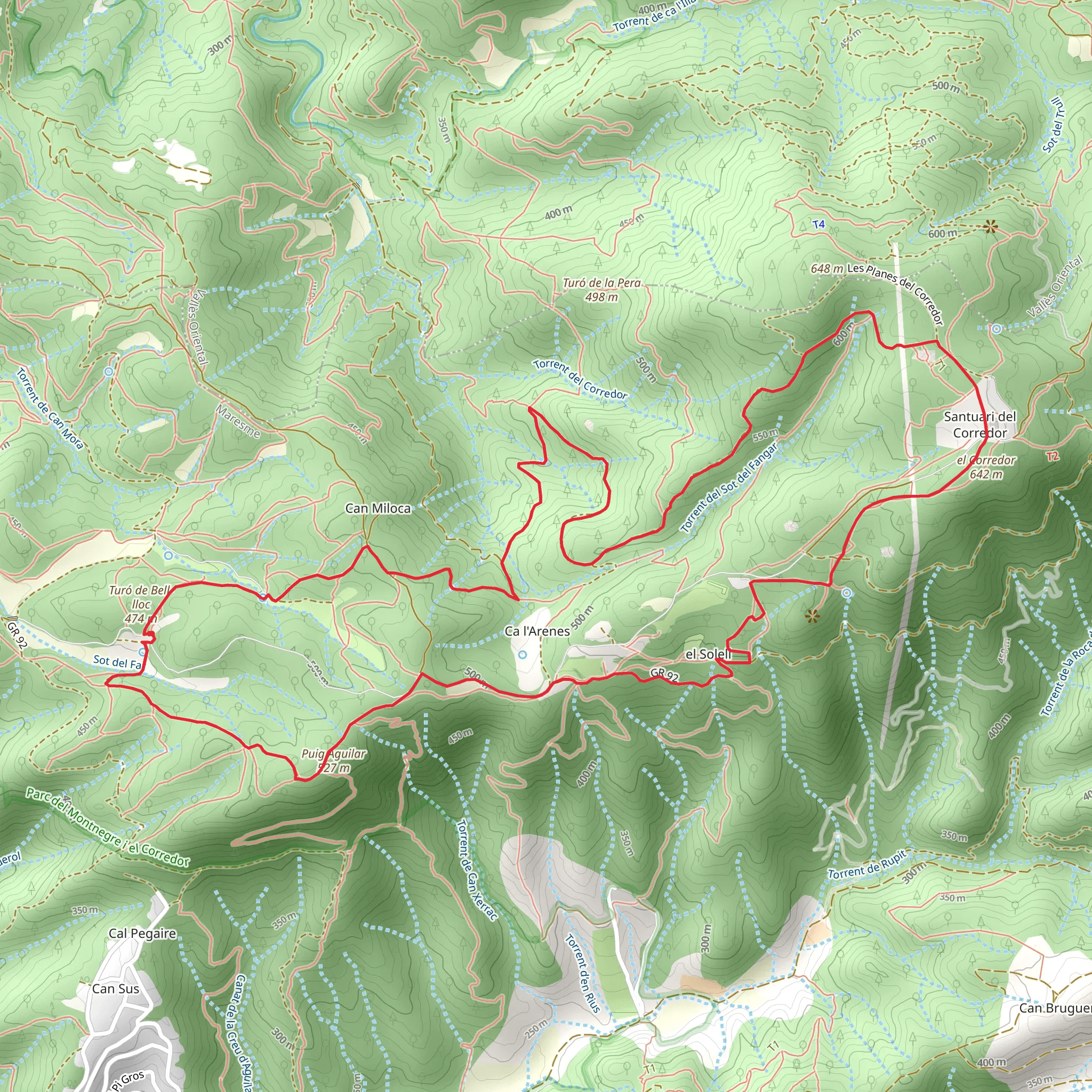 The Dolmen of Ca L'Arenes SL C 80 mobile static map