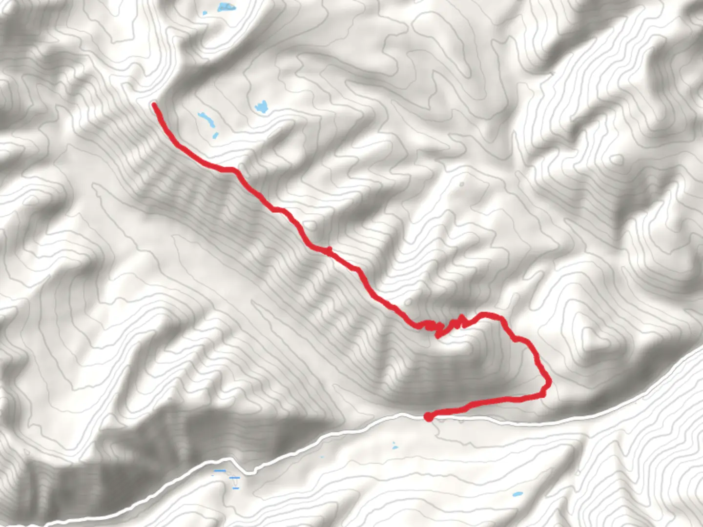 An image depicting the trail Tuchuck Ridge Trail and its surrounding area.