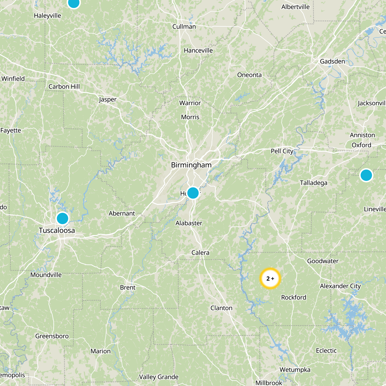 Jefferson County Static Map