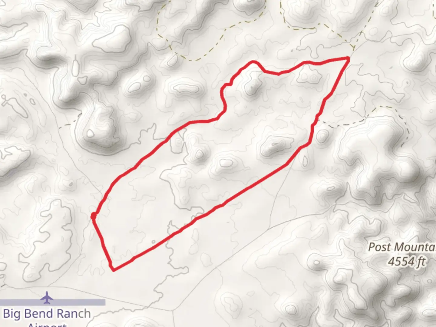 An image depicting the trail Papalote Encino via Encino Trail and its surrounding area.