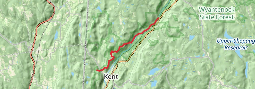 Appalachian Trail Section Hike - Sage Ravine to Pawling stage 4 Map
