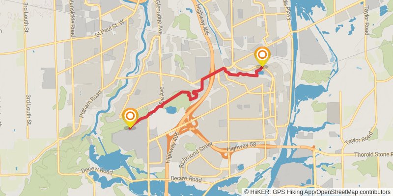 The Bruce Trail stage 2 Map