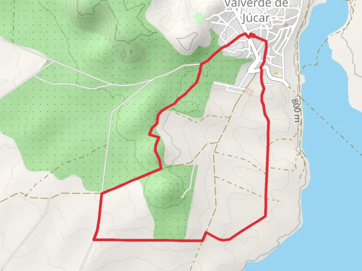 An image depicting the trail Valverde's Mirror PR CU 70 and its surrounding area.