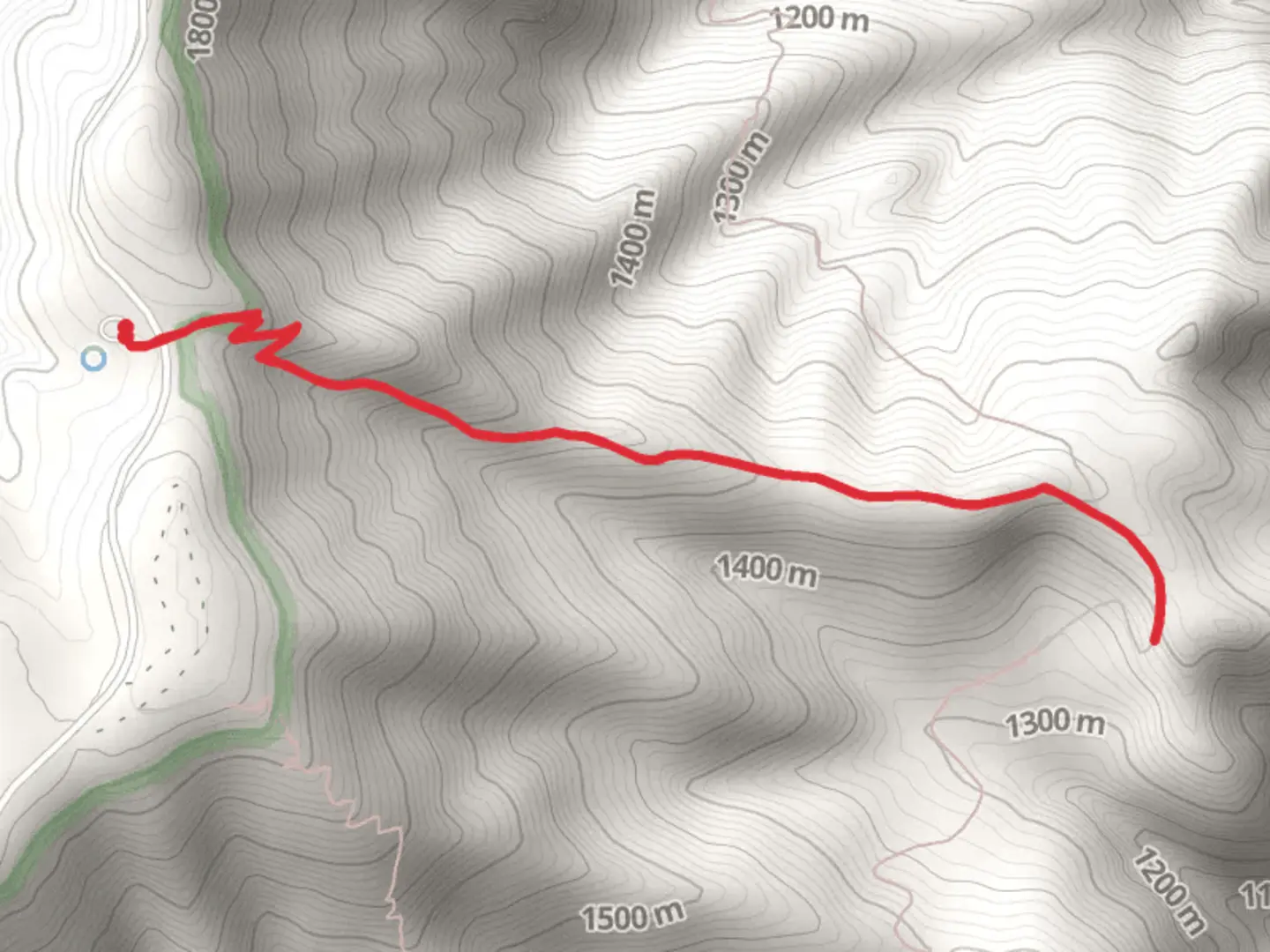 An image depicting the trail Buck Creek Trail and its surrounding area.