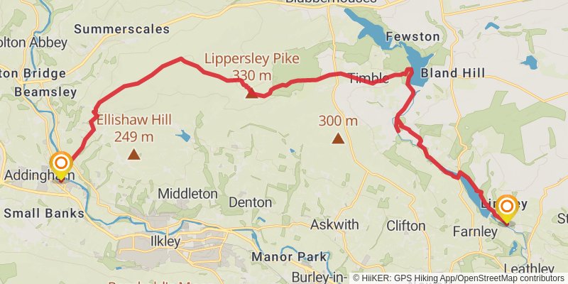 Belsmley and Oatley Beacon stage 2 Map