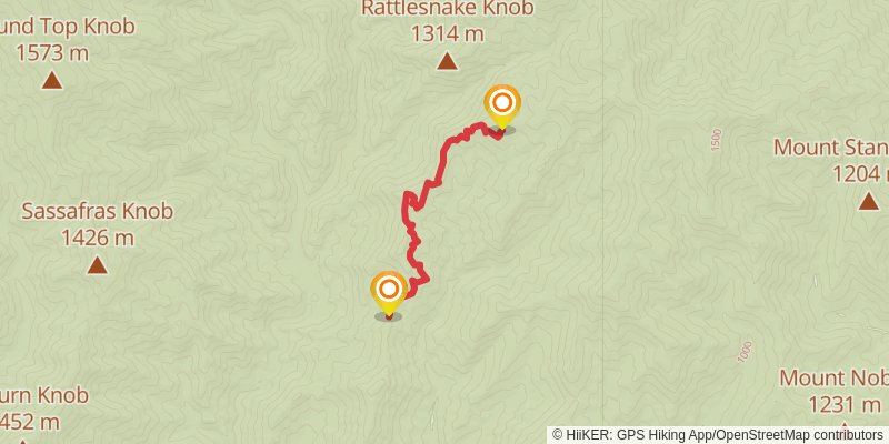 Sunkota Ridge Trail stage 2 Map