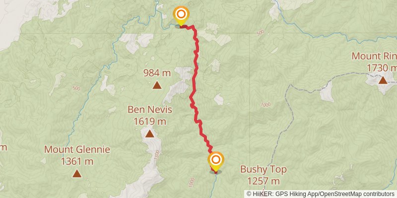 Alpine Route stage 1 Map