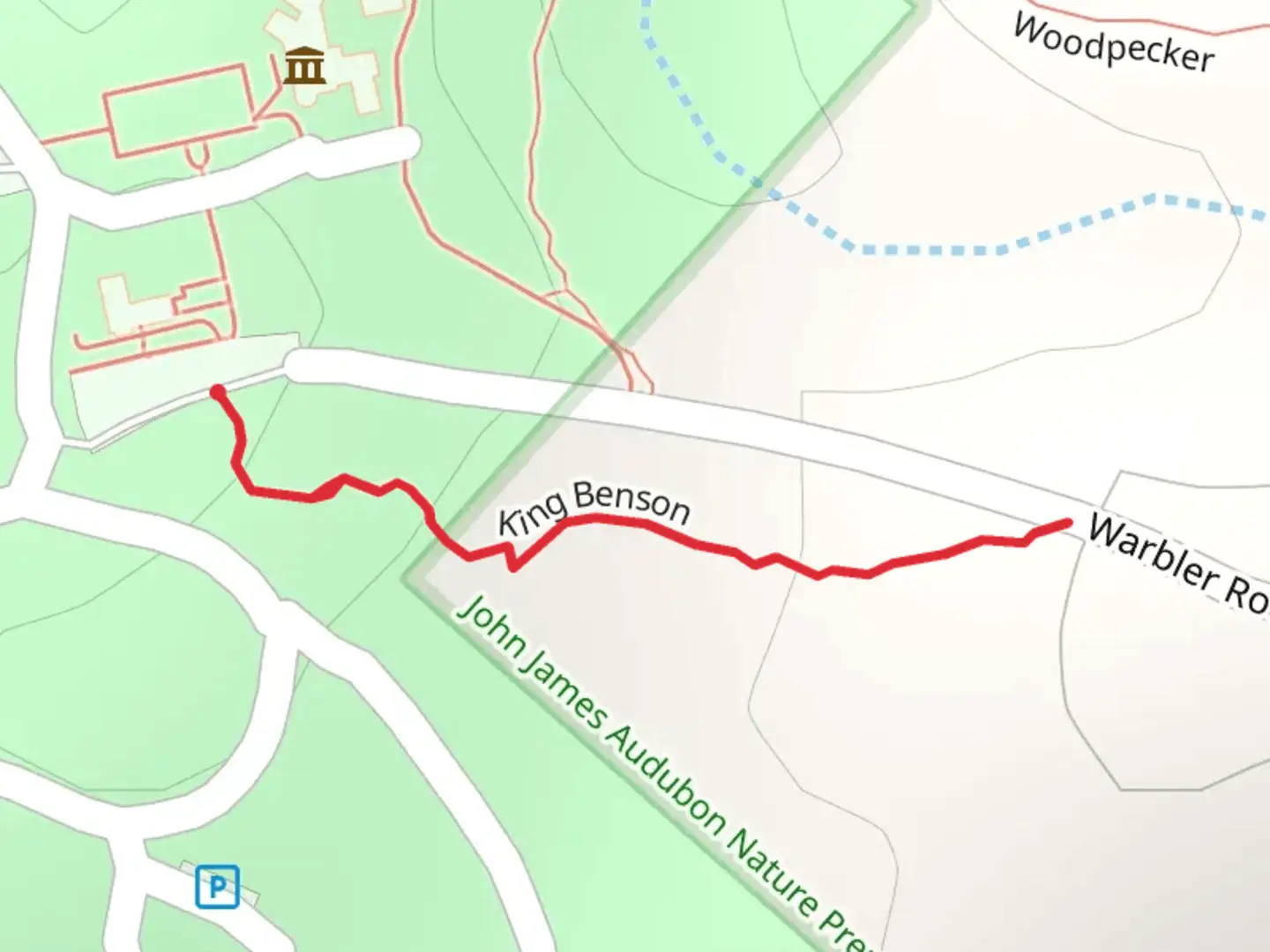 An image depicting the trail King Benson and its surrounding area.