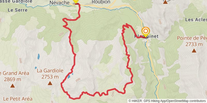 Tour of Mont Thabor stage 3 Map