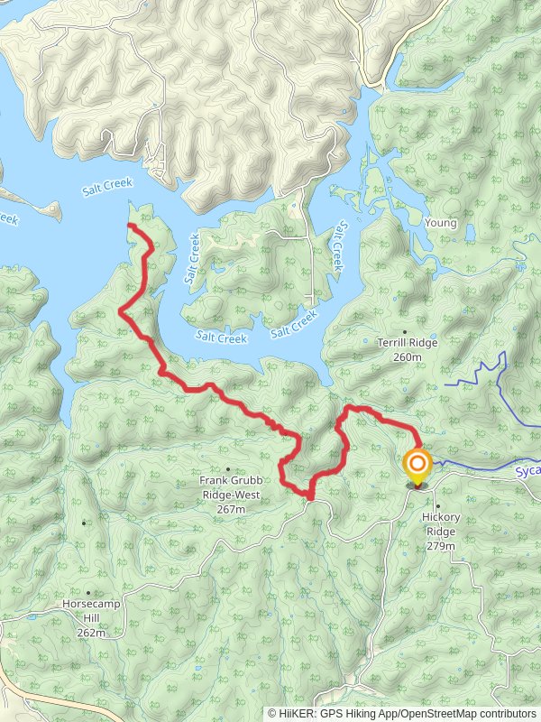 Grubb Ridge Trail and Peninsula Trail