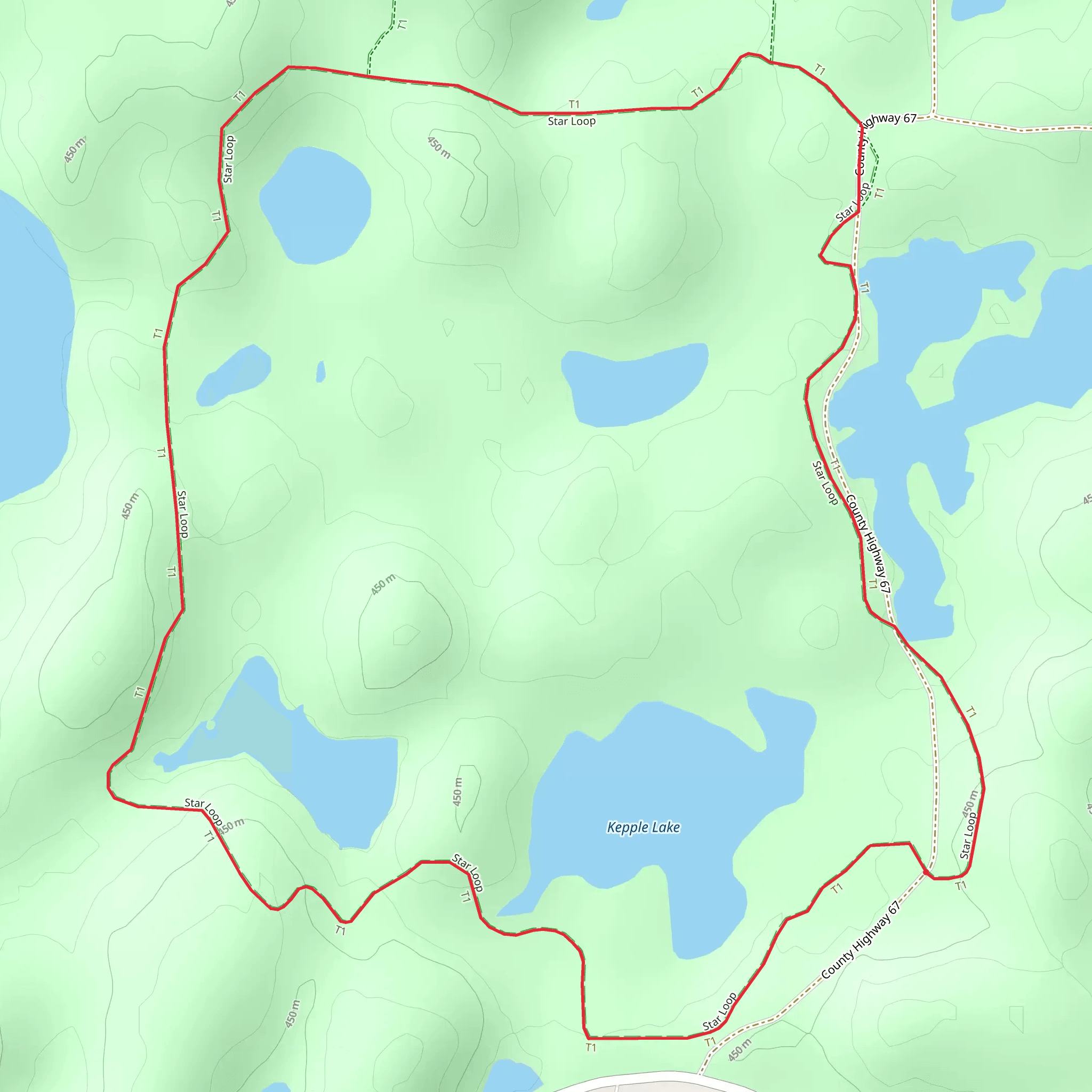 Star Loop mobile static map