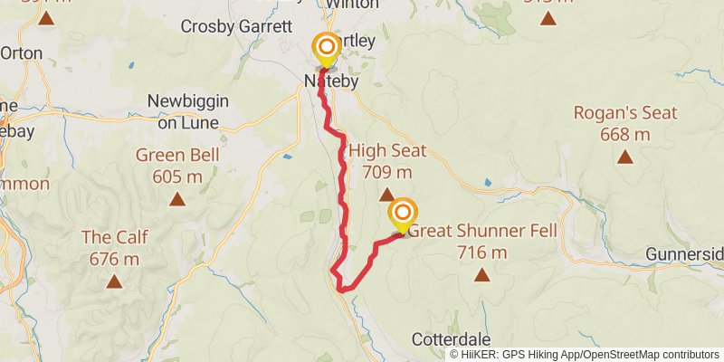 Eden Way stage 6 Map