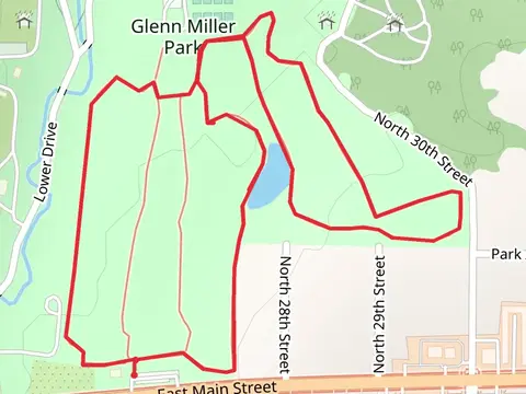 Rose Garden and Glen Miller Park Loop