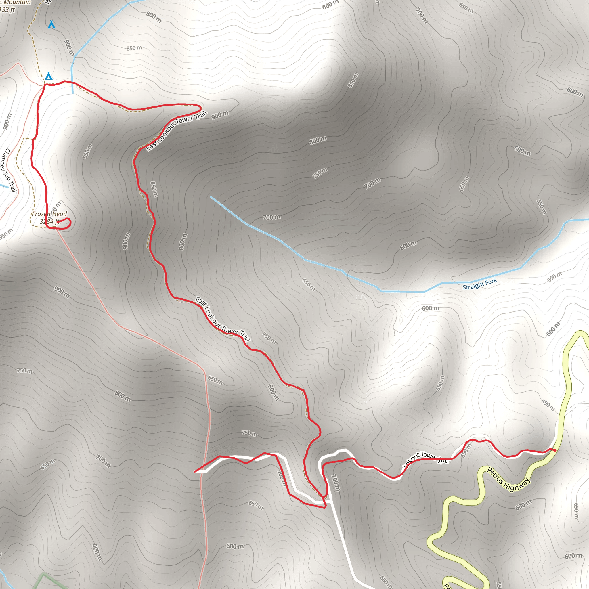 Lookout Tower Trail Jptr mobile static map