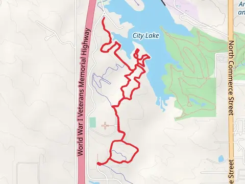 City Lake West side Walk