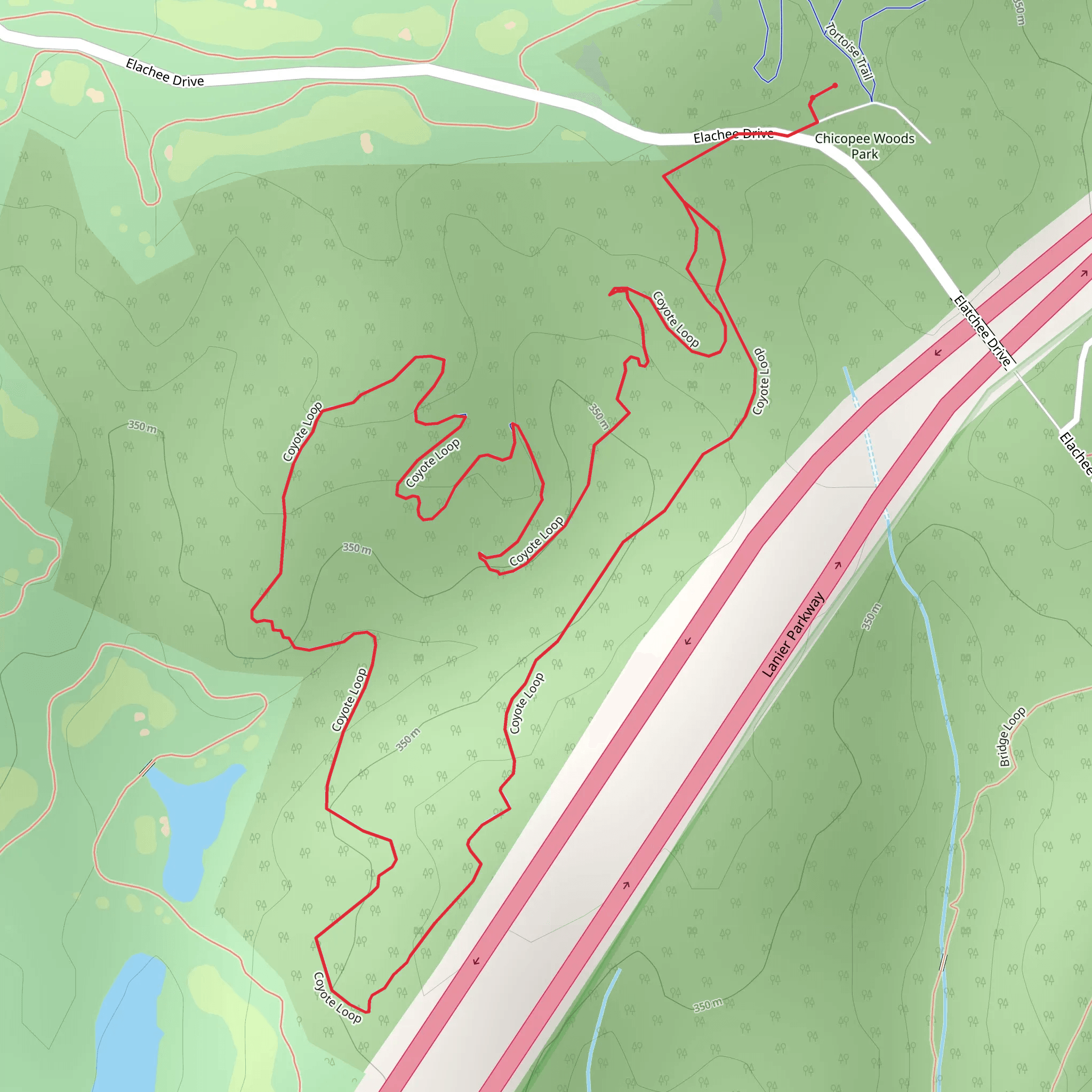 Coyote Loop mobile static map