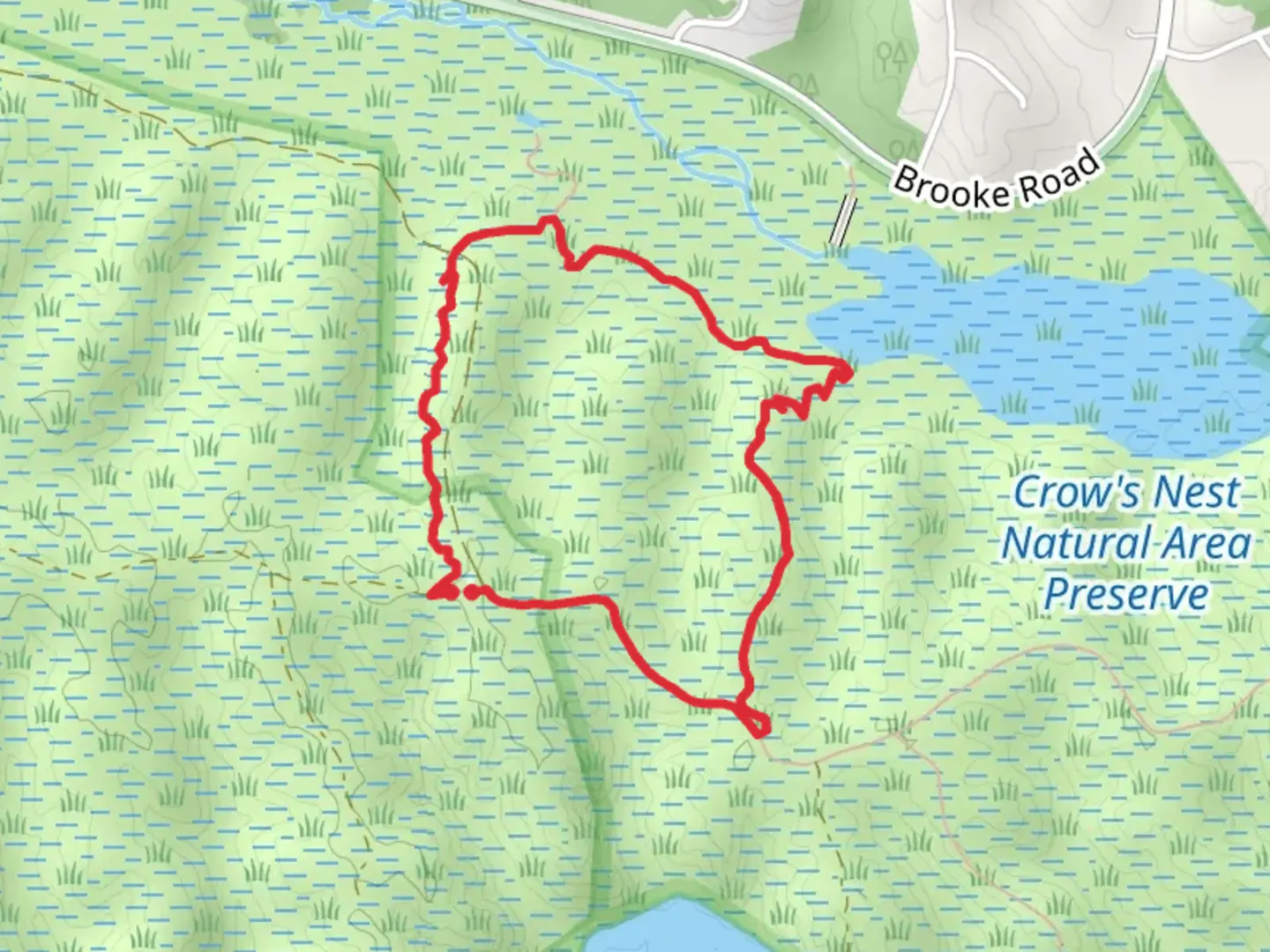 An image depicting the trail Accokeek Loop Trail and its surrounding area.