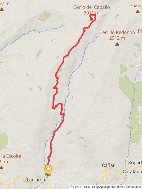 PR A 34 Tello - Ventura - Caballo mobile static map