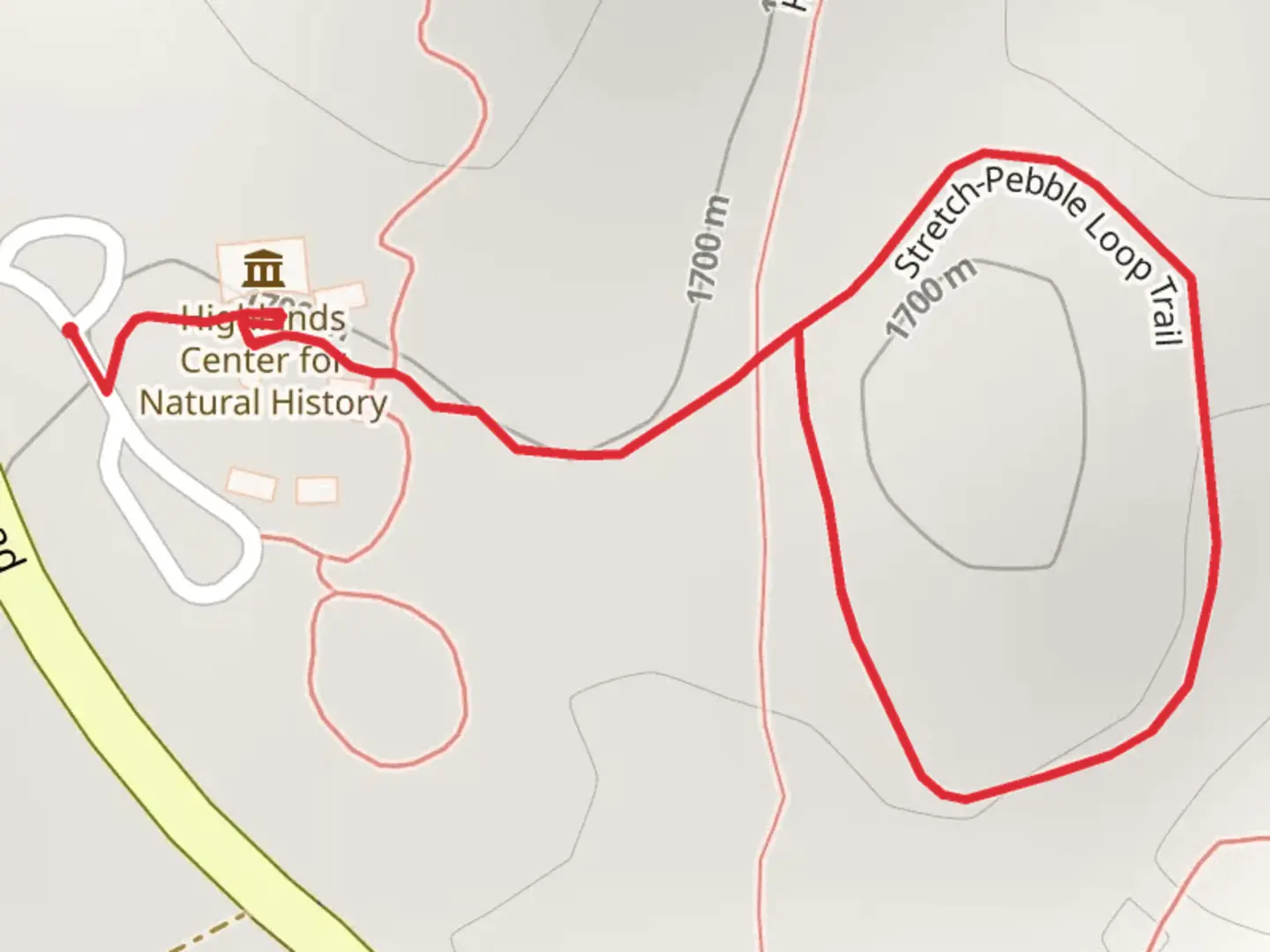An image depicting the trail Stretch-Pebble Loop Trail and its surrounding area.