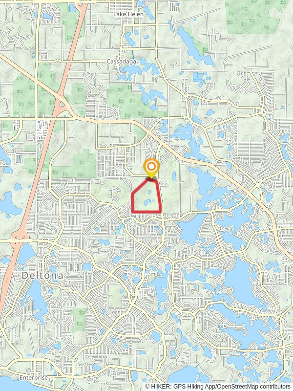 Lyonia - Boundary Loop Trail - Lyonia Preserve mobile static map
