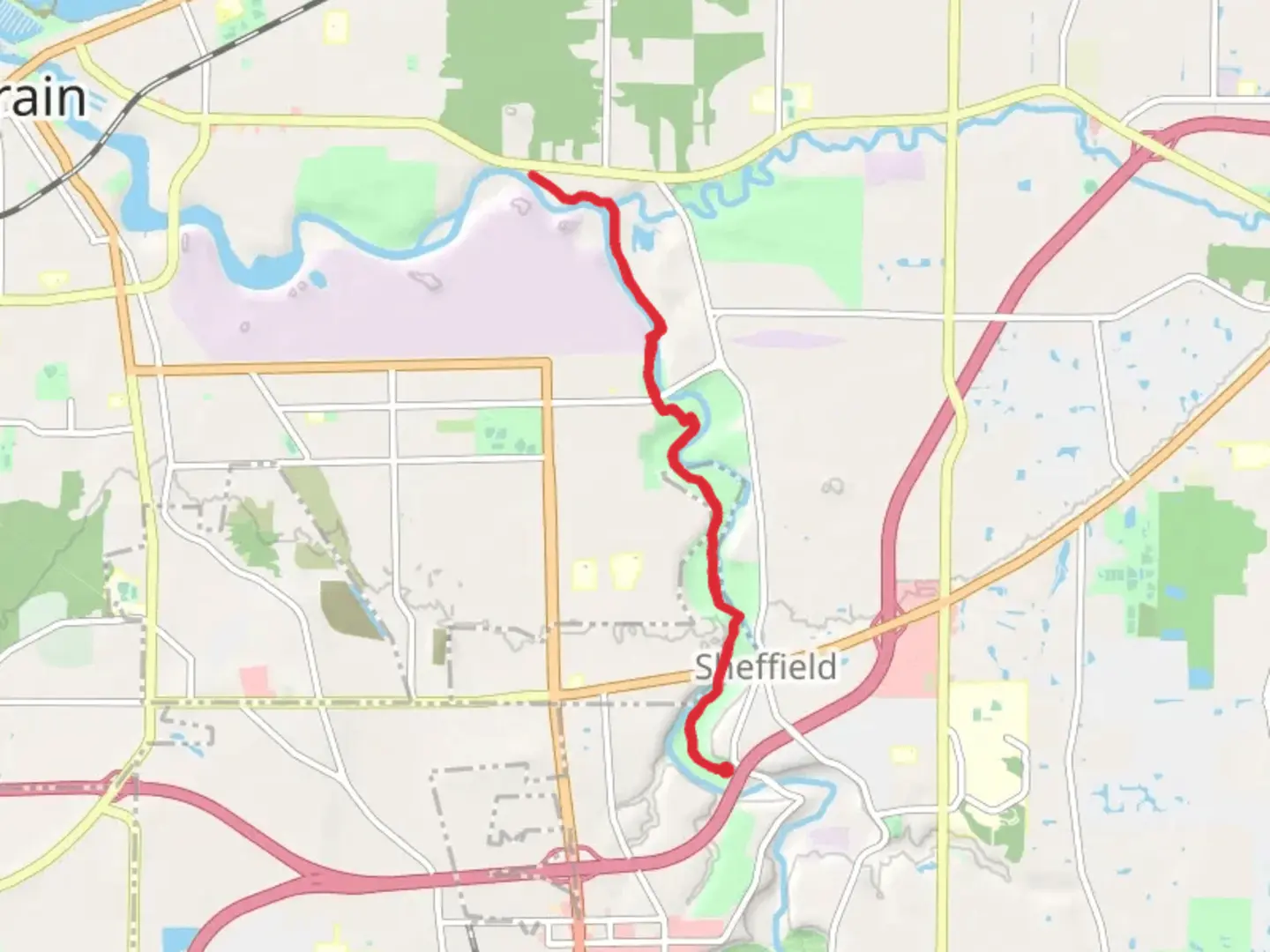 An image depicting the trail Steel Mill and Bridgeway Trail and its surrounding area.
