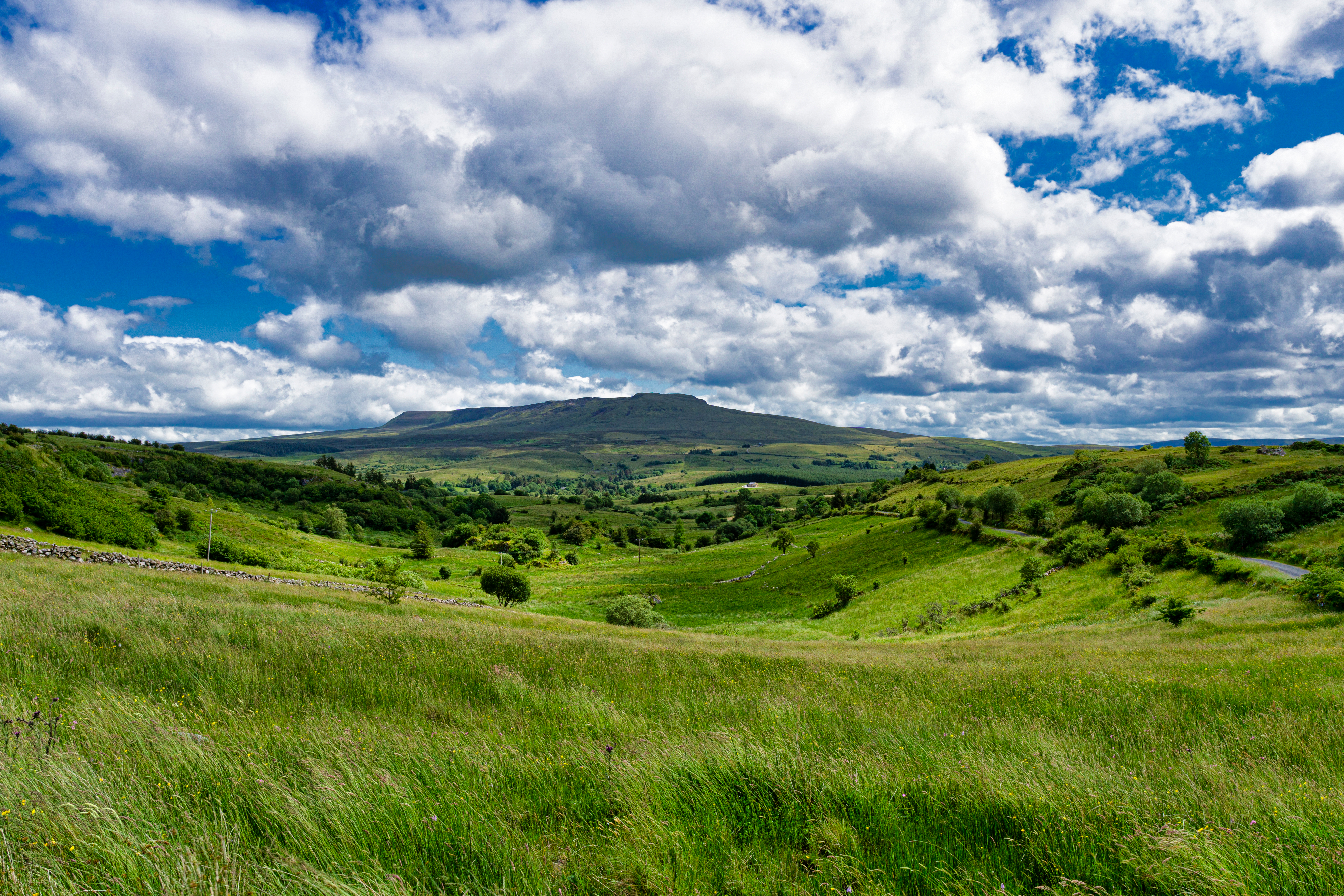 An image depicting the trail Burren National Park and its surrounding area.