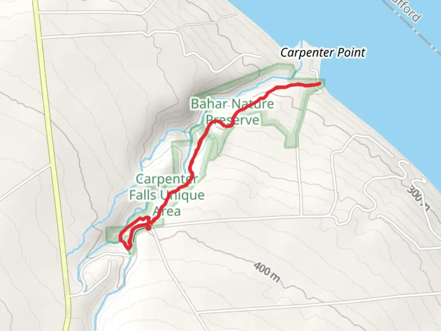 An image depicting the trail Bear Swamp Creek Trail - Skaneateles Lake and its surrounding area.