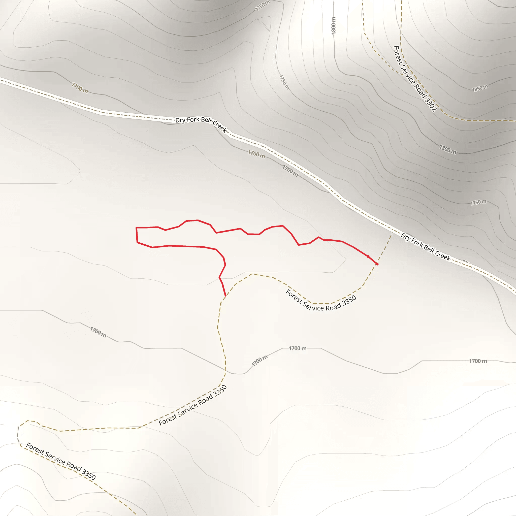 Villars Loop Trail mobile static map