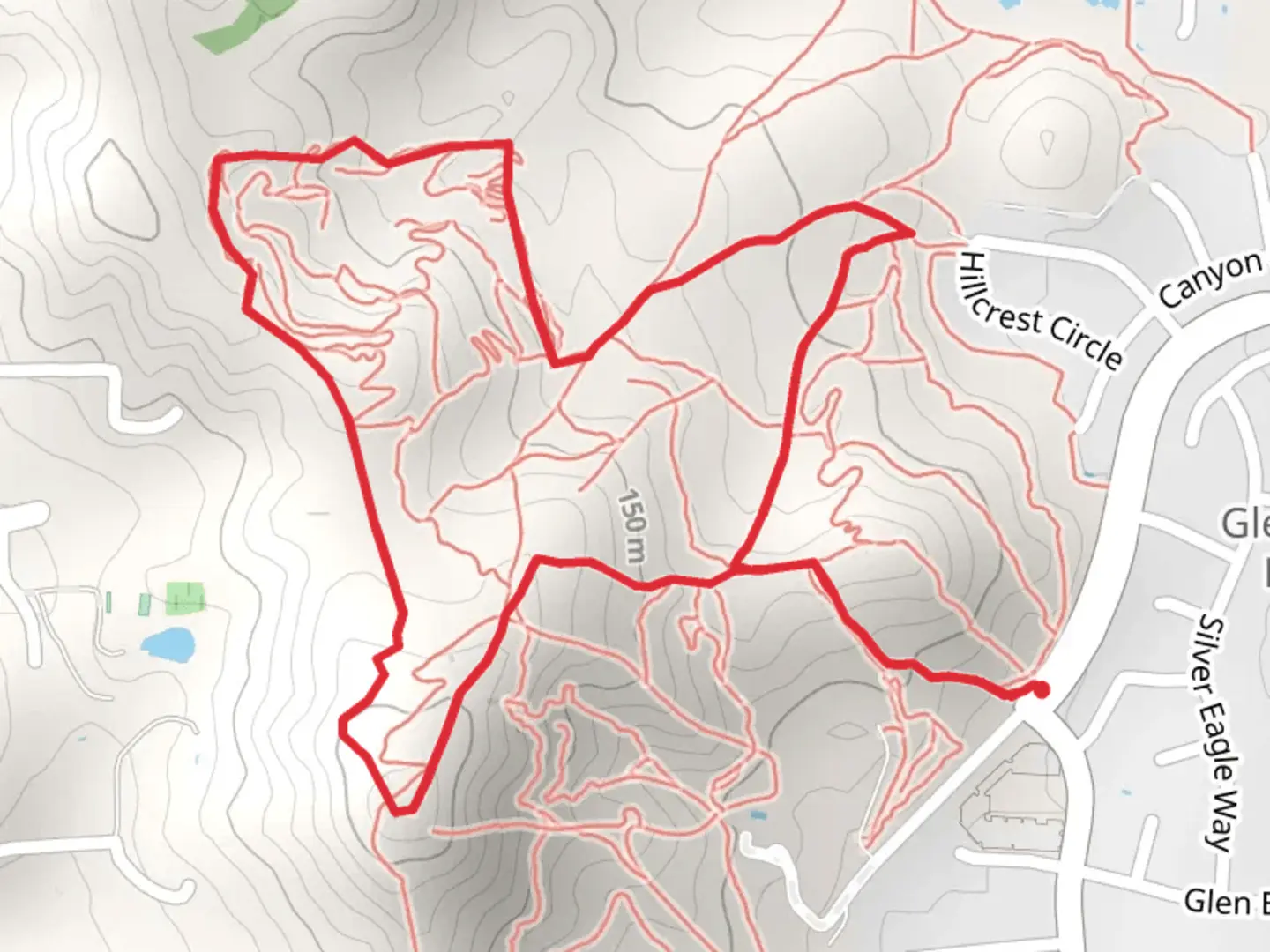 An image depicting the trail Vaca Valley Parkway Loop - West and its surrounding area.