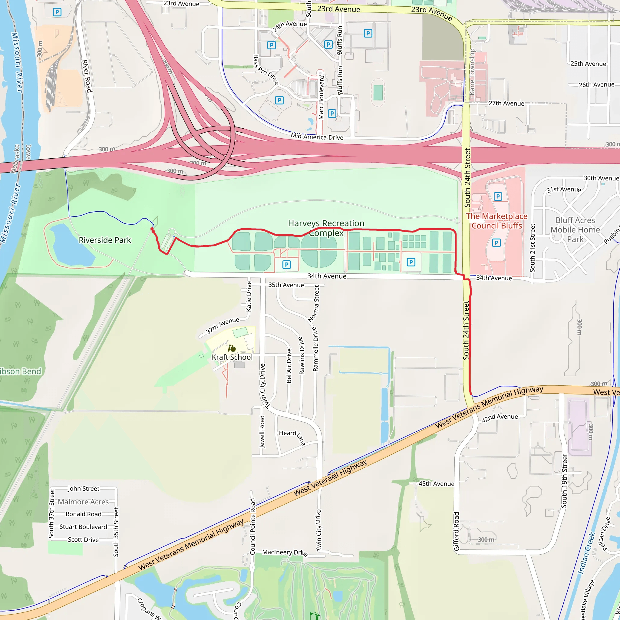 Western Historic Trails - Center Link mobile static map