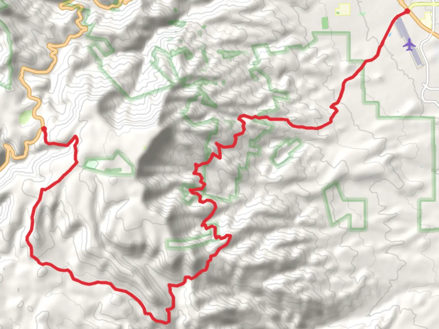An image depicting the trail Prescott National Forest Walk and its surrounding area.