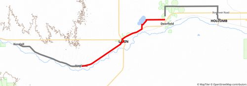 American Discovery Trail South Route stage 202 Map