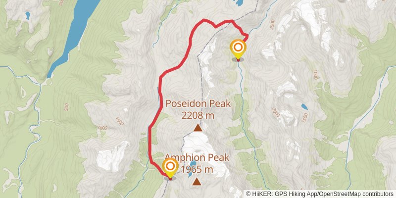 Five Passes Route stage 3 Map